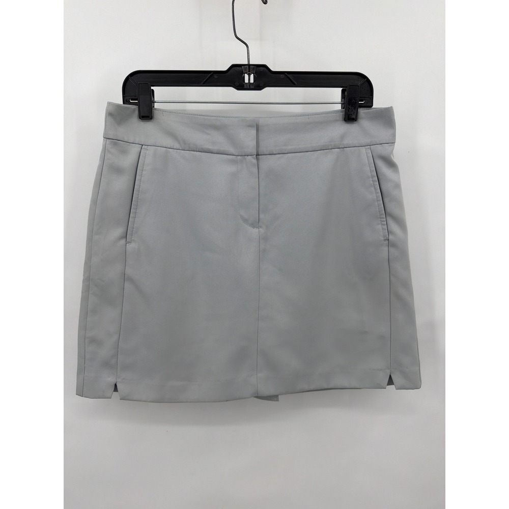 IZOD Golf Skort Womens 6 Light Gray Active Athletic Performance Skirt Pockets